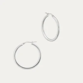 Pendientes Aro Plata Classic