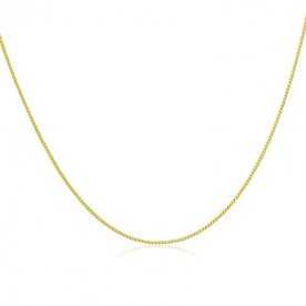 Cadena Barbada 18K  40cm