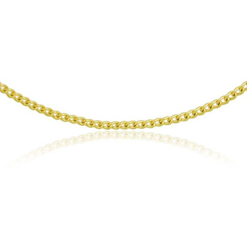 Cadena Barbada 18K  40cm