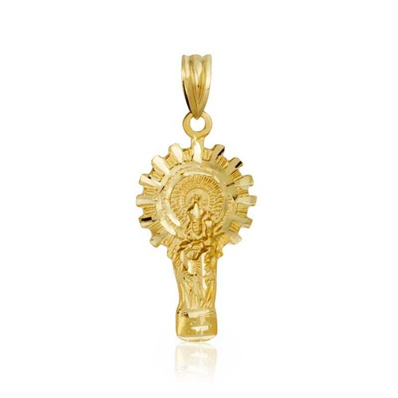Medalla Silueta Virgen del Pilar 9K