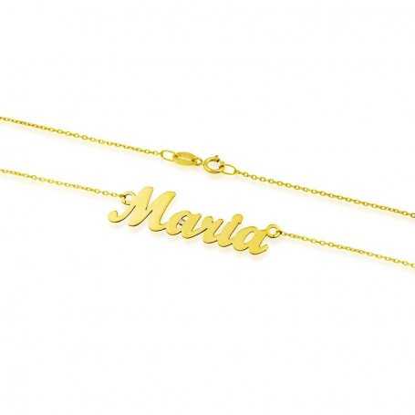 Colgante Nombre Personalizado Circonita 18K