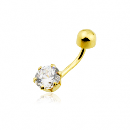 Piercing Gran con Circonita Oro