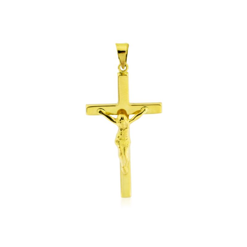 Cruz con Cristo de Oro 18k