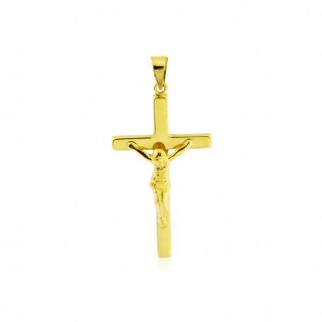 Cruz con Cristo de Oro 18k