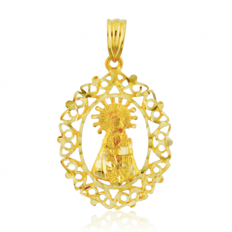 Medalla Virgen de los Desamparados Oro 18k