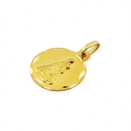 Medalla Virgen de los Desamparados Labrada Oro 18k