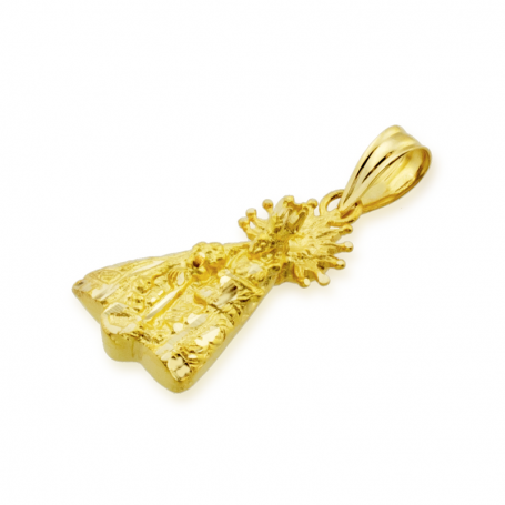 Medalla Virgen de los Desamparados Silueta Oro 18k