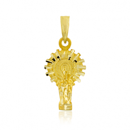 Medalla Silueta Virgen del Pilar 9K