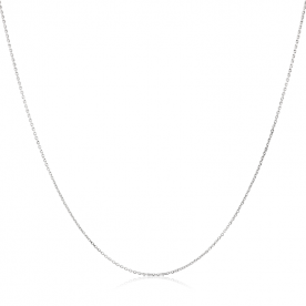 Cadena Eslabón Forza en Plata 45cm