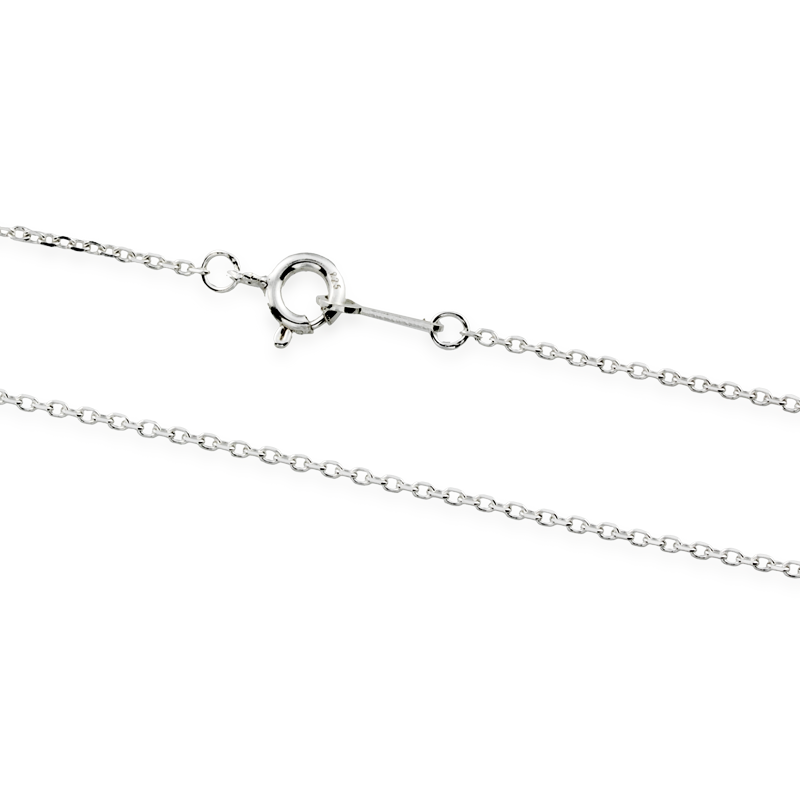 Cadena Eslabón Forza en Plata 45cm