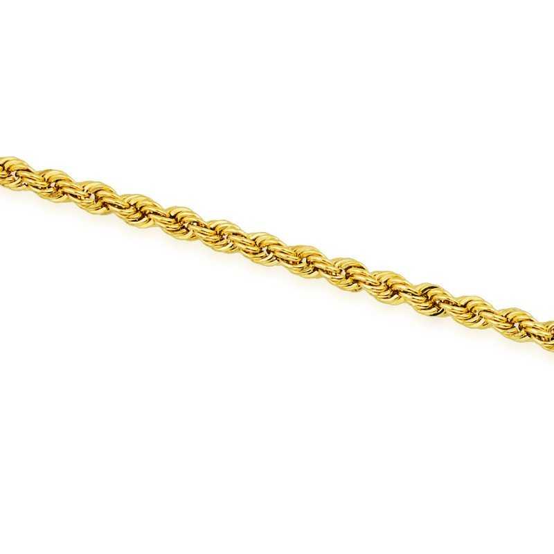 Pulsera de Cordón de Oro 18K