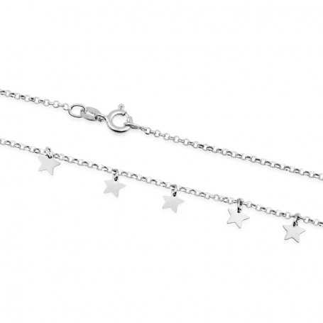 Gargantilla Motivo Estrellas de Plata