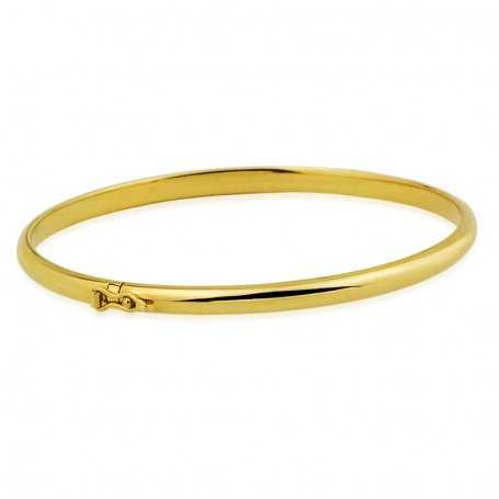 Pulsera Oro Media Caña Lisa | EN OFERTA | Joyerías ARESSO